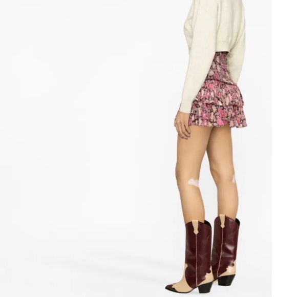 Isabel Marant Etoile High-Waisted Ruffle Skirt SZ 42/US 10 - Picture 2 of 9